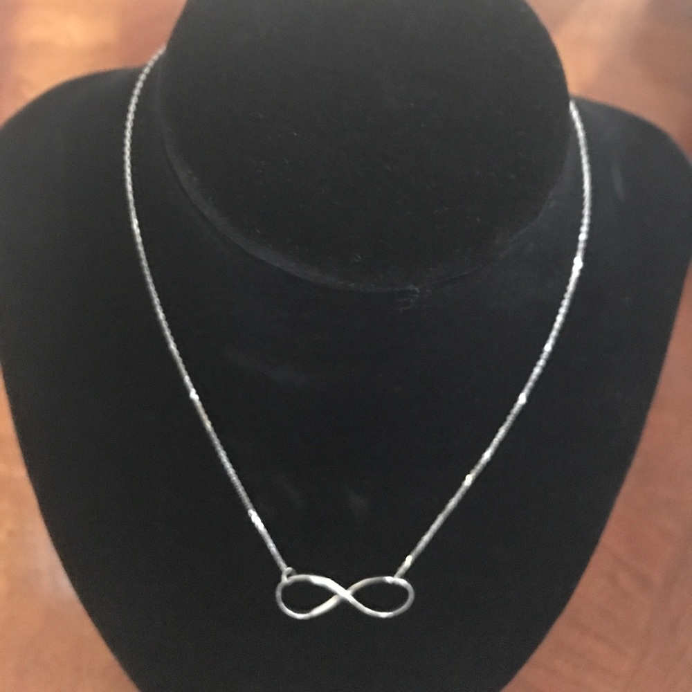 Beautiful Infinity Sterling Silver Adjustable Neck - image 1