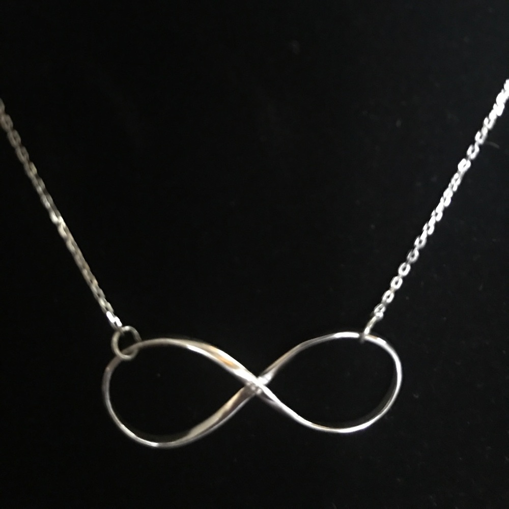 Beautiful Infinity Sterling Silver Adjustable Neck - image 2