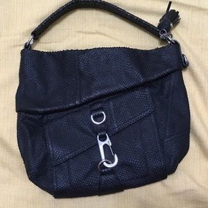 L.A.M.B. snakeskin "Gable" hobo bag
