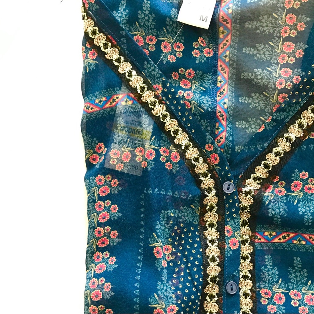 American Rag sheer blouse - Picture 3 of 8