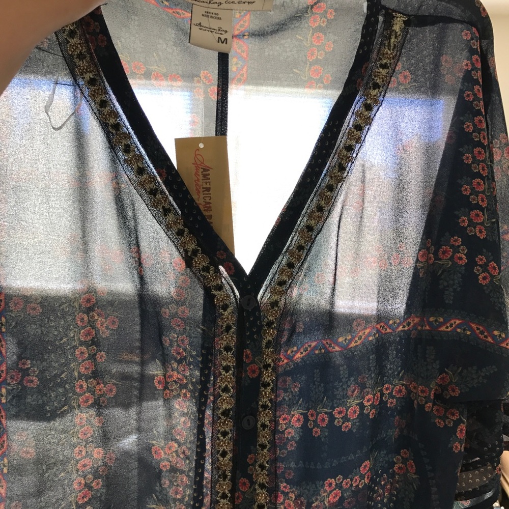 American Rag sheer blouse - Picture 8 of 8