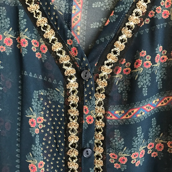 American Rag sheer blouse - Picture 5 of 8