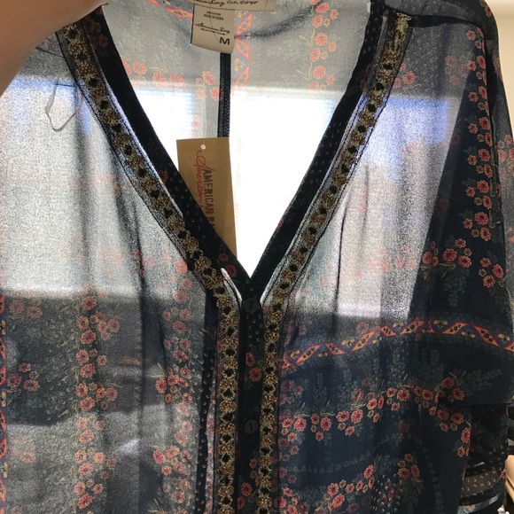 American Rag sheer blouse - Picture 8 of 8