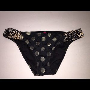 Black Victoria secret bathing suit bottoms