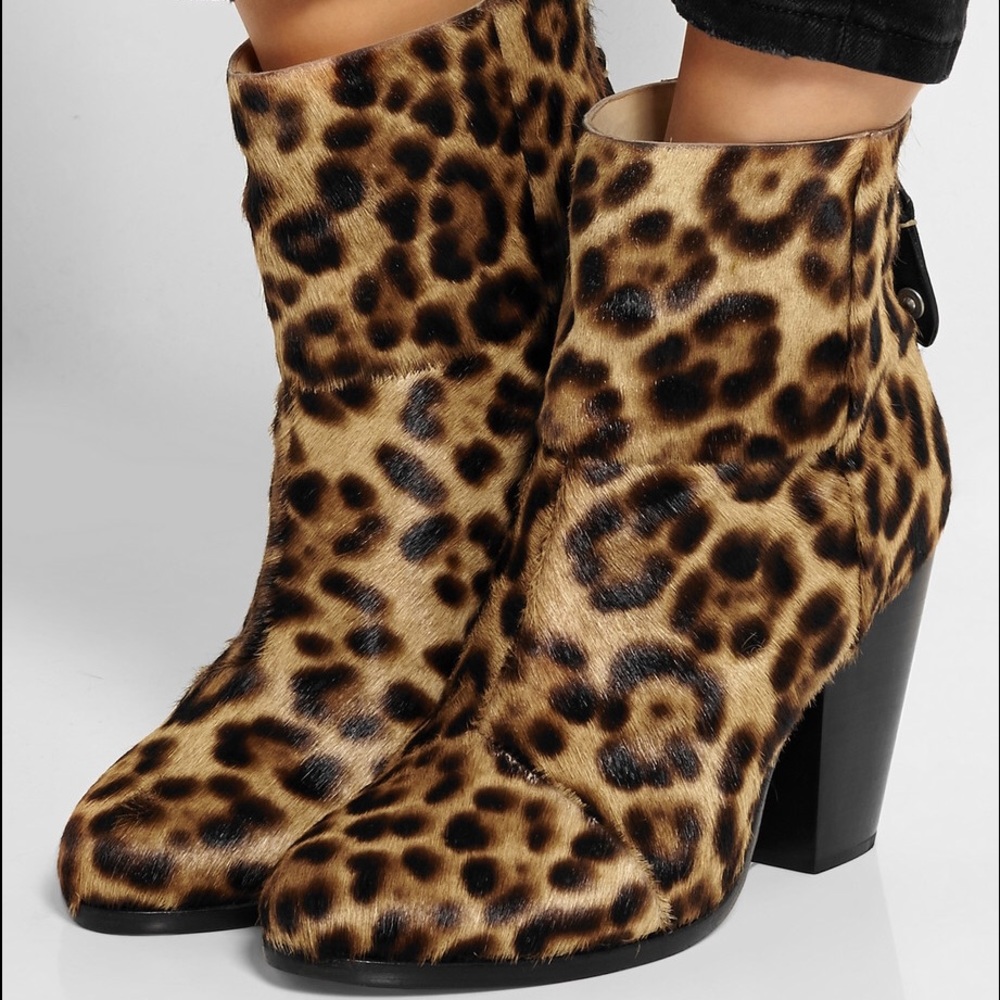 Rag & Bone Leopard Bootie sz. 8