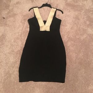 Black cocktail dress