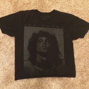 Brandy Melville the doors cropped tee