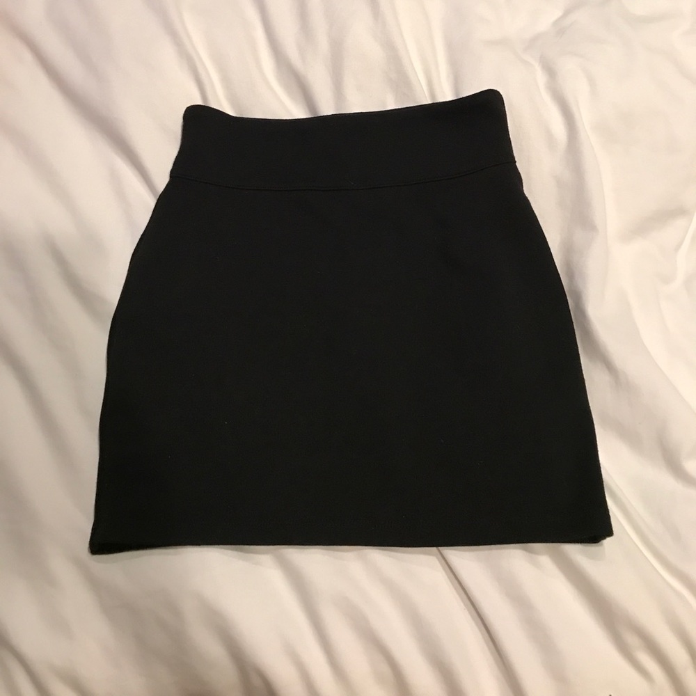 Tight black short skirt from urban outfitters