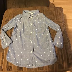 Girls button down shirt