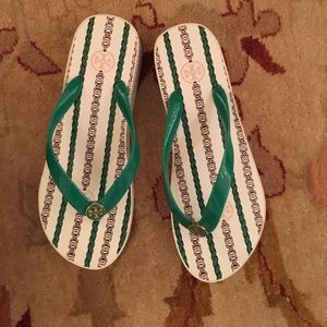 Tory Burch Shoes - Tory Burch Wedge flip flop Tory Burch Shoes - Tory Burch Wedge flip flop