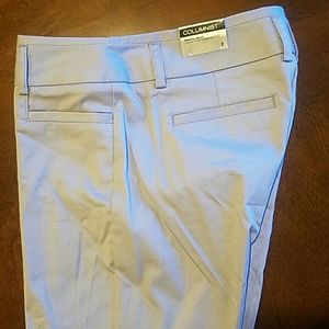 Express grayish/bluish columinst dress pants