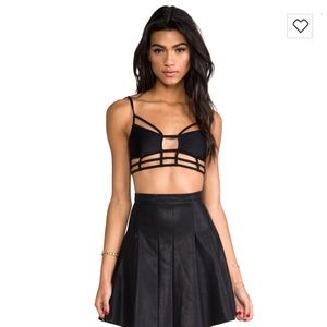 One Teaspoon Superman Bodice Cut Out Bralette