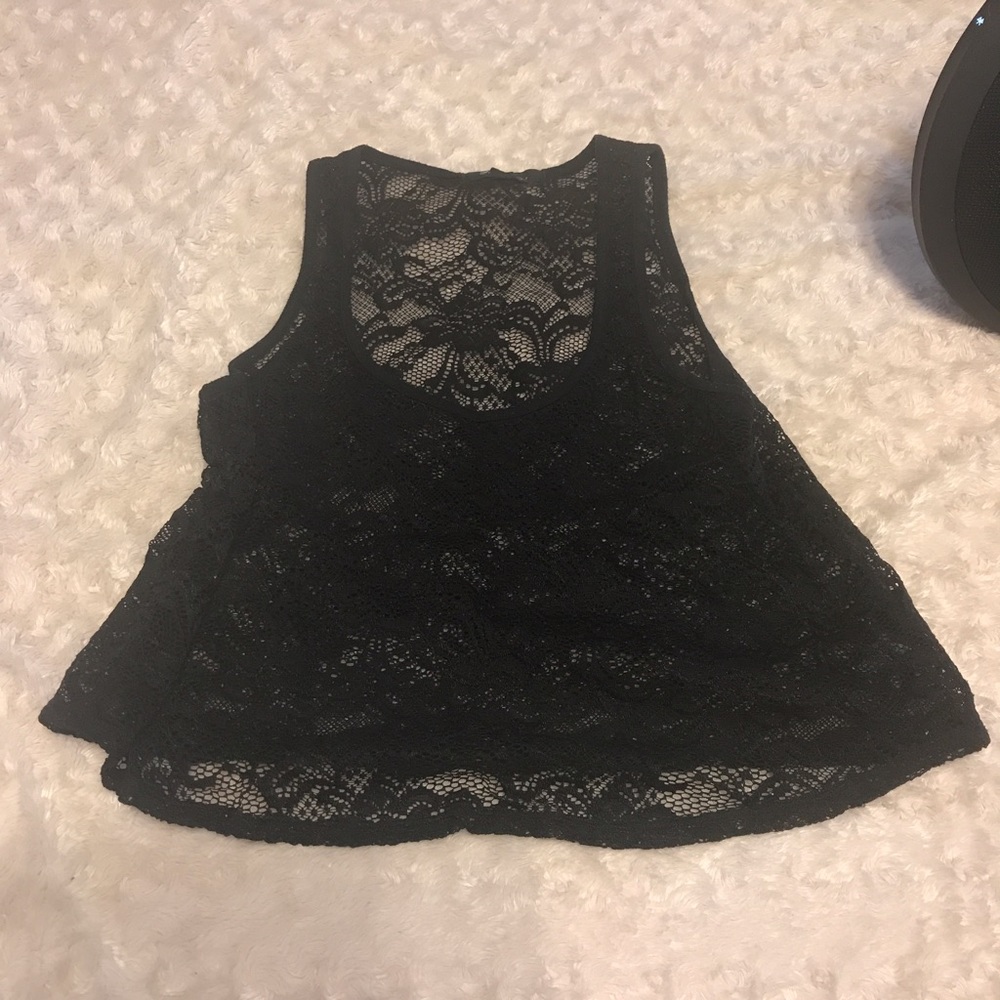 Lace Crop Tank