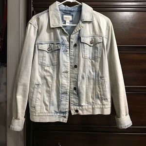Forever 21 Light Wash Jean Jacket