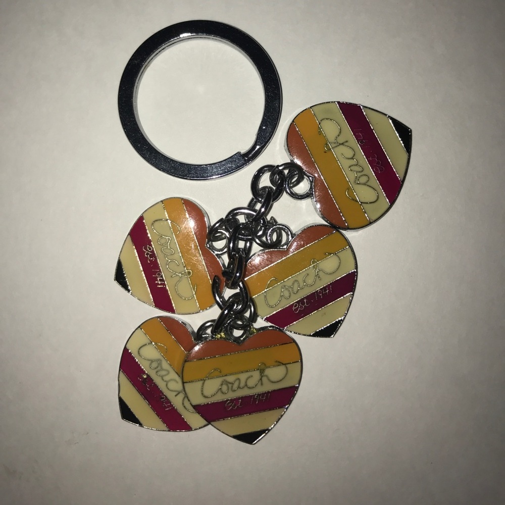 Coach key chain✨