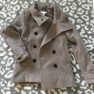 Light Brown Pea Coat (never been worn)