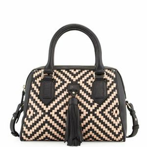 Cole Haan Woven Leather Satchel