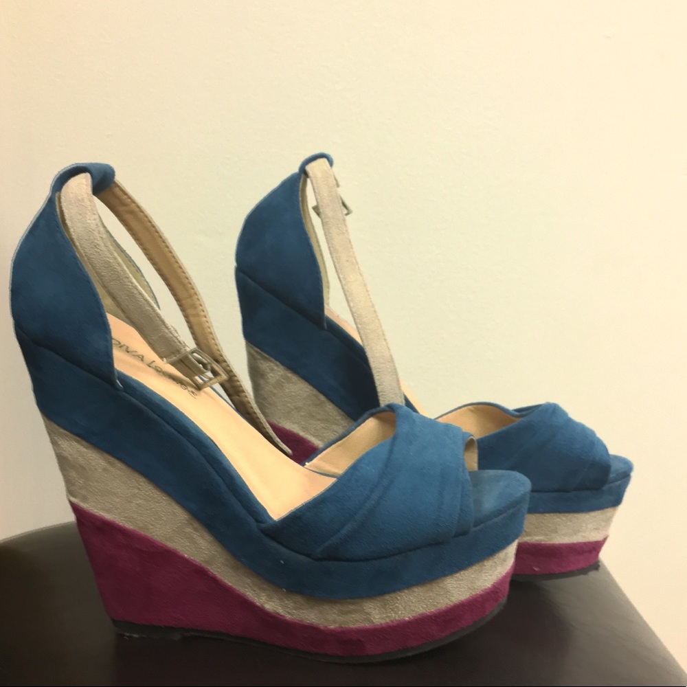 Beautiful pair of platform heels