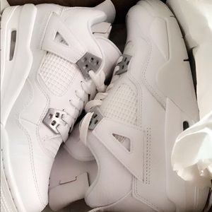 air-jordan 4 retro white metallic