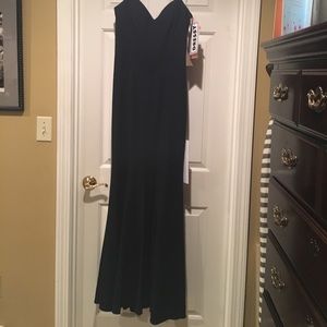 Beautiful navy blue prom dress