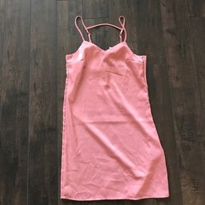 Strappy Pink Cocktail Dress (never been worn)