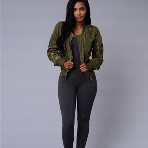 Green fashion nova jacket