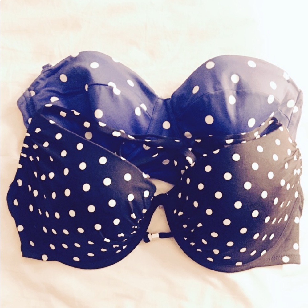 🍾SOLD🍾Polka dot Bikini Tops !!