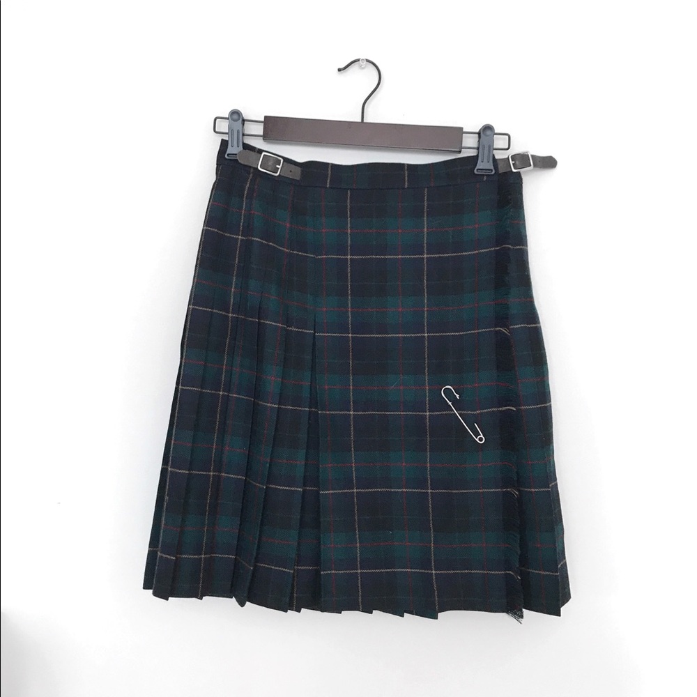 Long Plaid Skirt