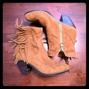 Sam Edelman 'Louie' fringe ankle boot