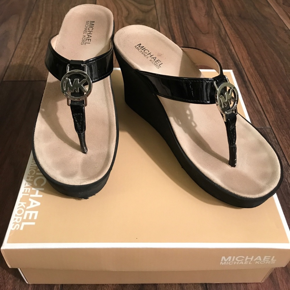 Michael Kors Wedge Thong Sandal