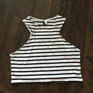 Stripped Crop Top (never been worn)