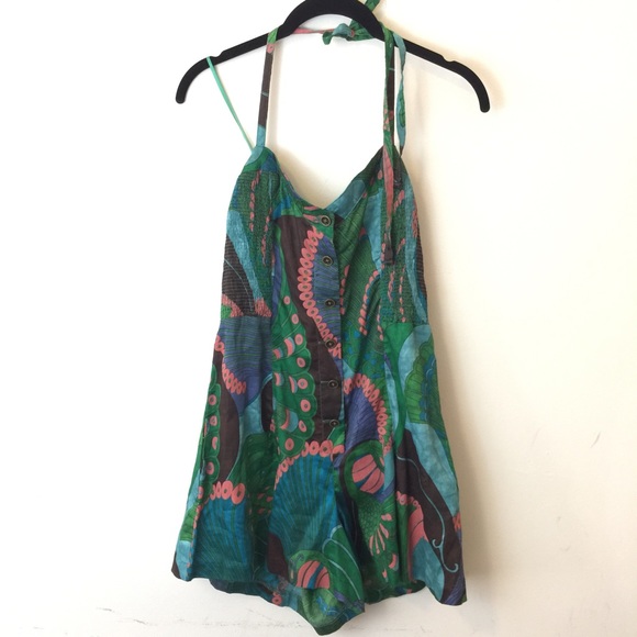 peacocks striped jumpsuit