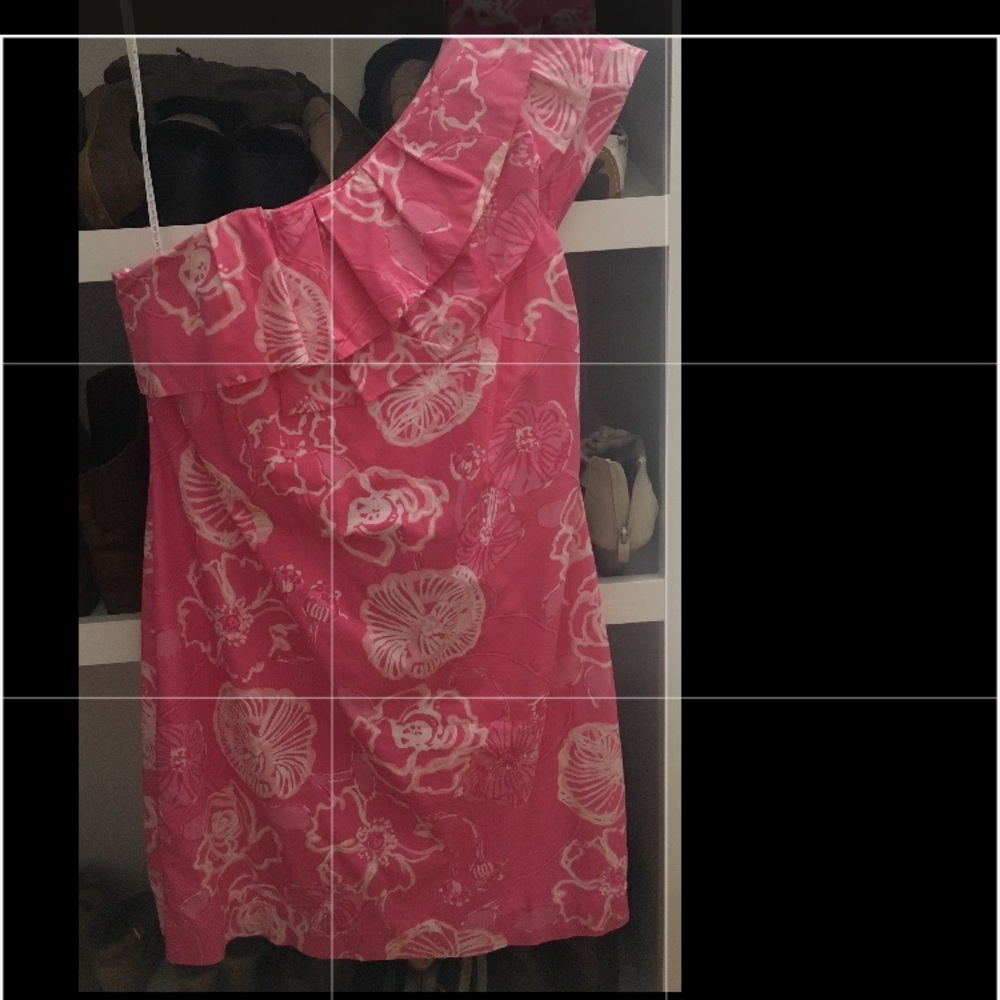 One shoulder Lilly Pulitzer dress size 4