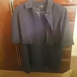 2pc Navy Dress Suit