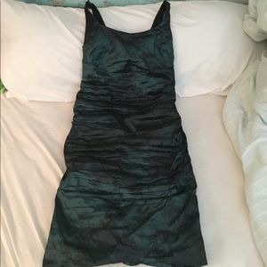 Dark teal/green/black formal dress