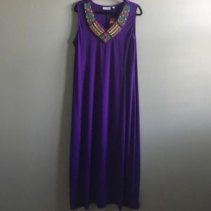 New beaded maxi dress