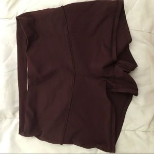 Lulu Lemon reversible Wunder shorts