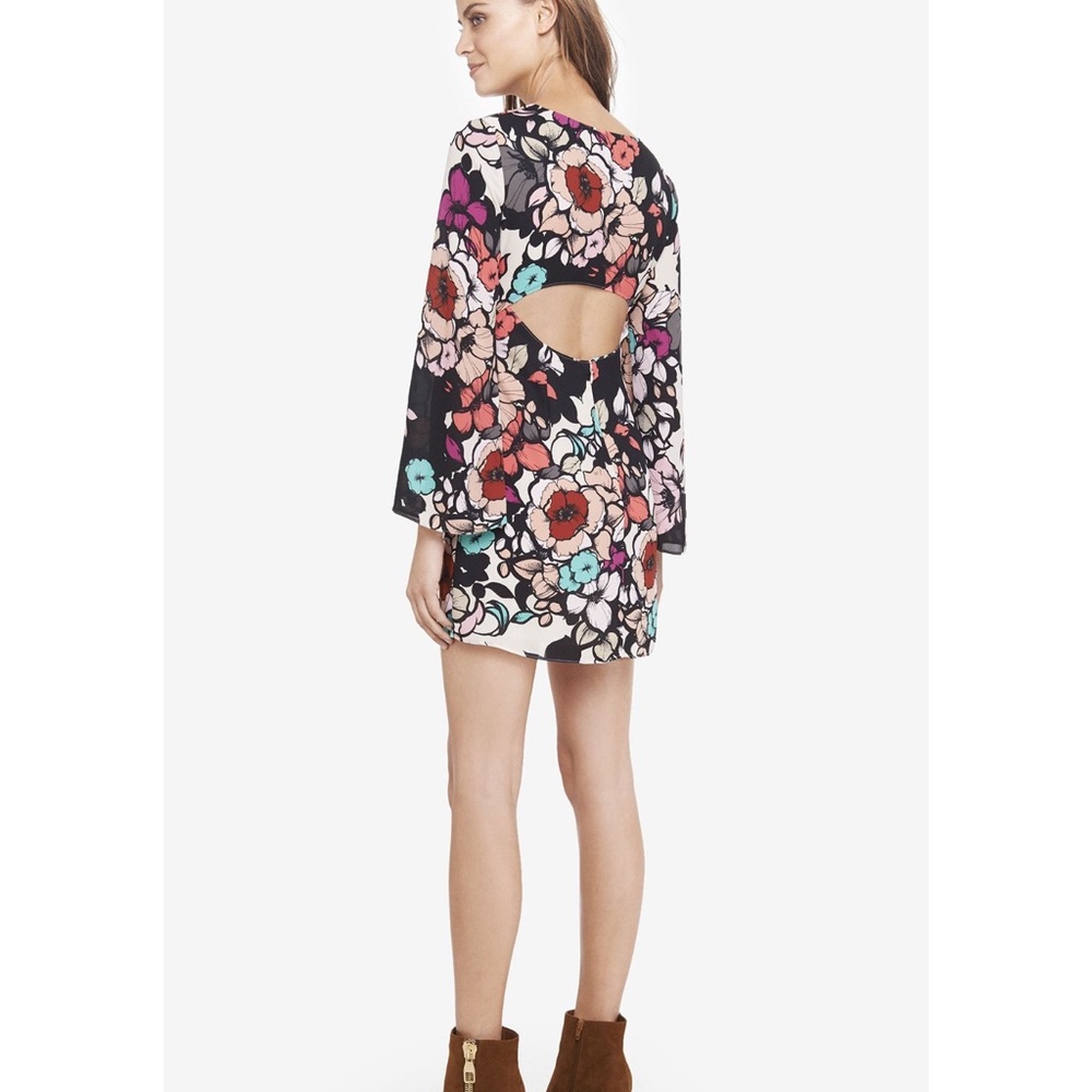 Express Retro Floral Dress