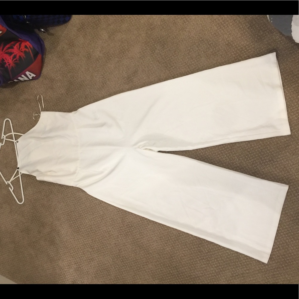 White top shop jumpsuit