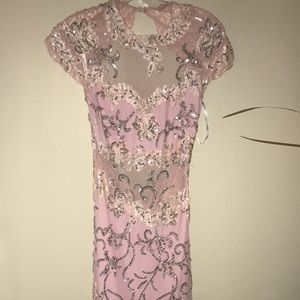 Light Pink Prom Dress - Size 4
