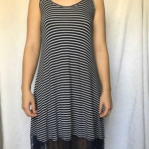 Blue and White, Lace Dress