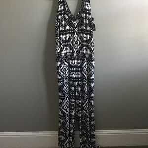 Inc jumpsuit beaded in the front
