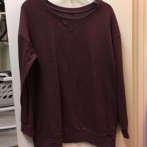 AEO crimson crewneck sweater