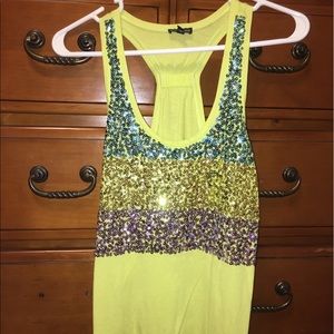 Express Sequin tank