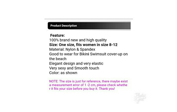 Women's Beach Cover!❤ - Picture 4 of 4