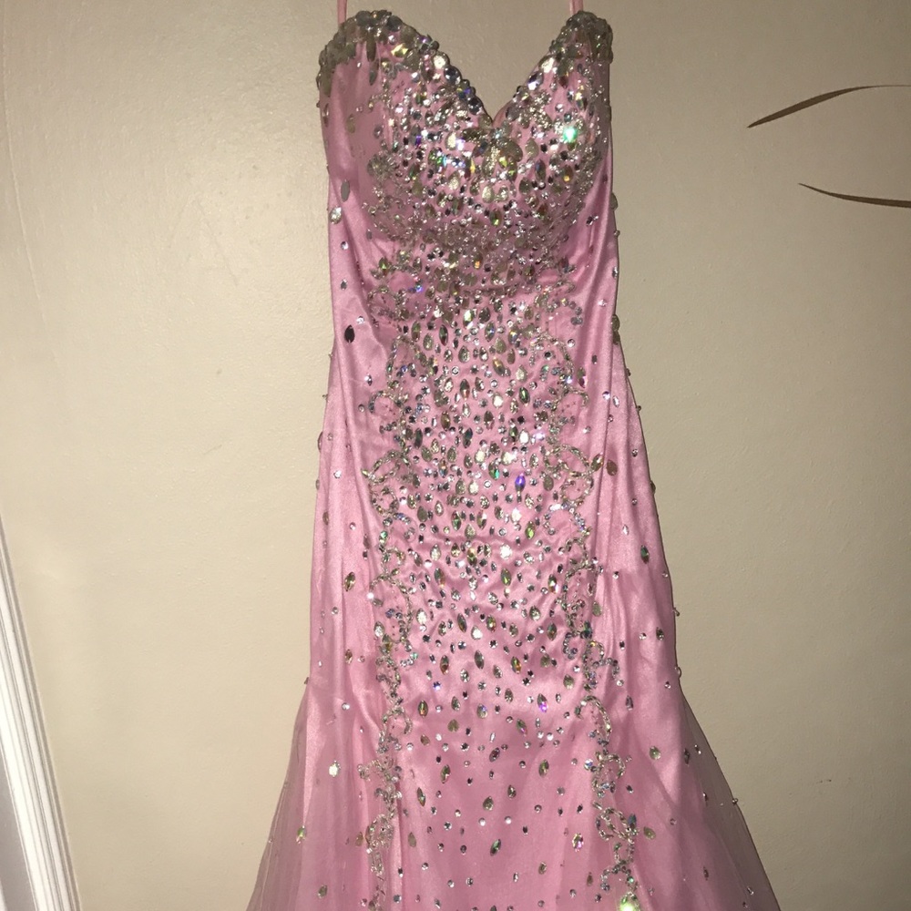 Light Pink Prom Dress - Size 4