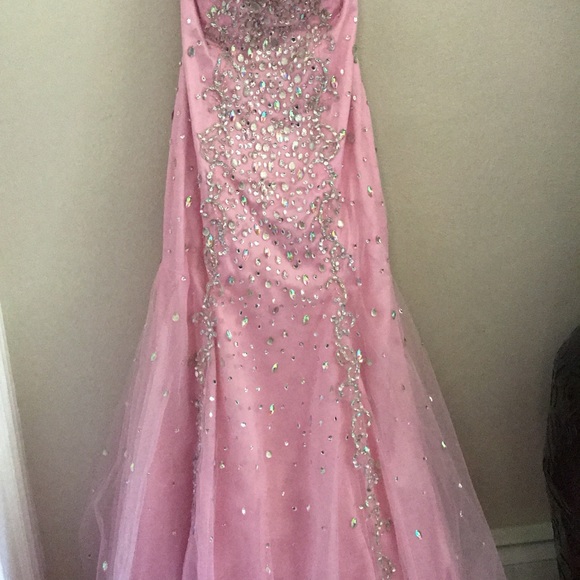 Light Pink Prom Dress - Size 4 - Picture 2 of 8