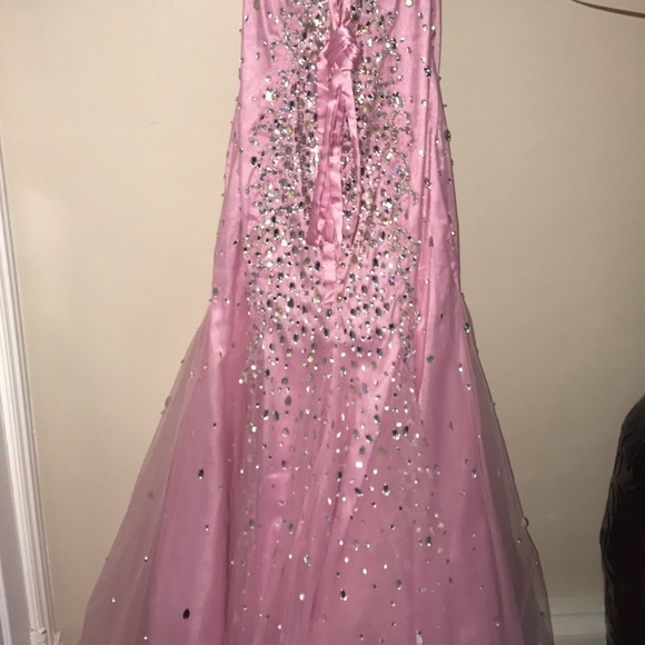 Light Pink Prom Dress - Size 4 - Picture 4 of 8