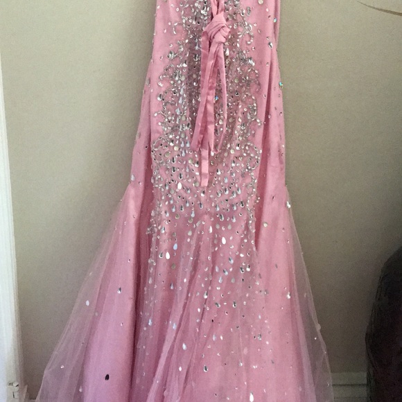 Light Pink Prom Dress - Size 4 - Picture 5 of 8