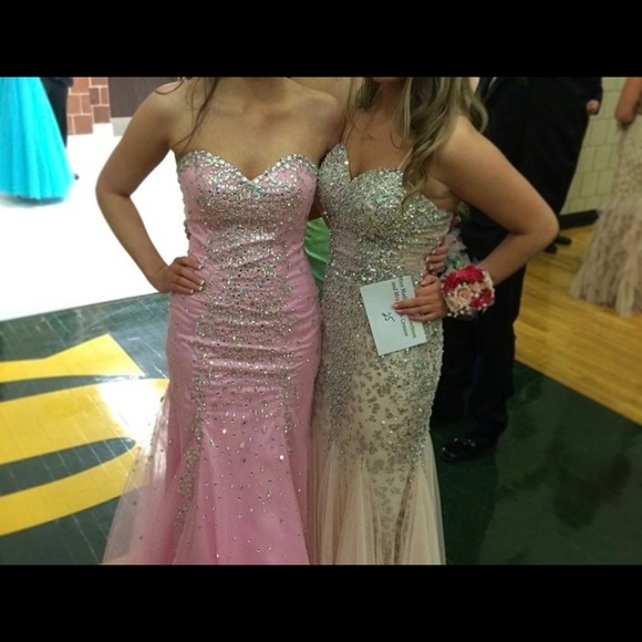 Light Pink Prom Dress - Size 4 - Picture 8 of 8